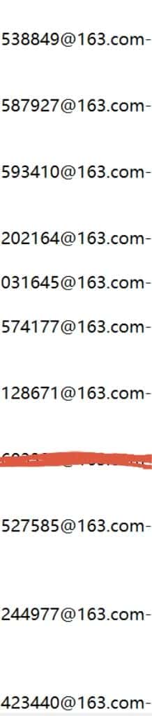 精品6位纯数字163网易邮箱账号全部无证20选1