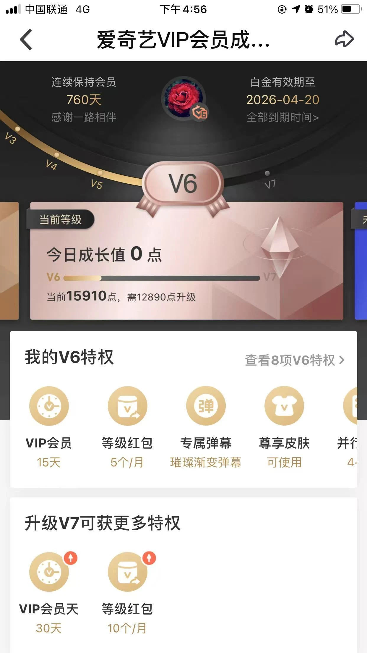 拍卖爱奇艺Vip6顶级账号