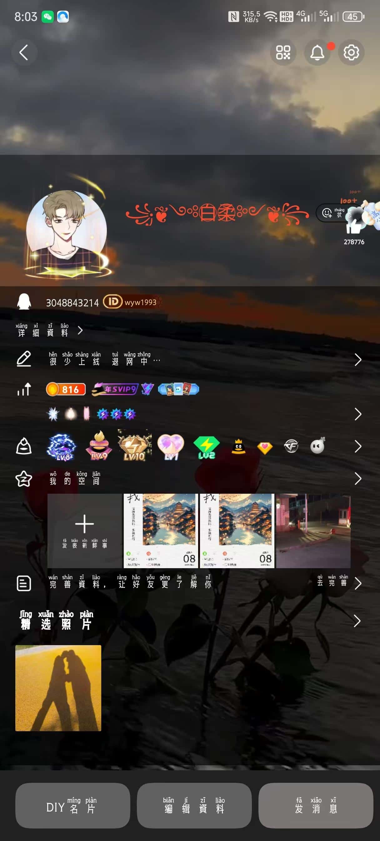 拍卖大会8超会9黄钻10业务号
